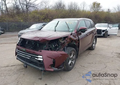 2018 Toyota Highlander Limited Platinum из США, поврежденный, VIN 5TDDZRFH5JS814149